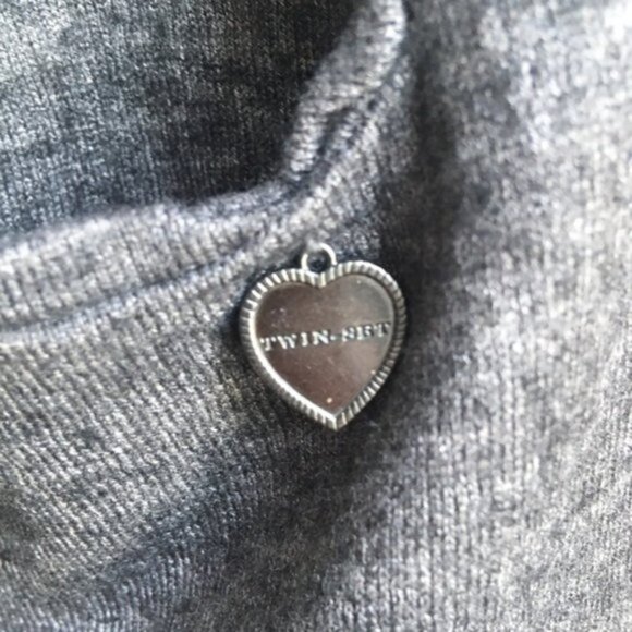 Twin-Set Back Button Sweater Cashmere Blend XS - Picture 2 of 6